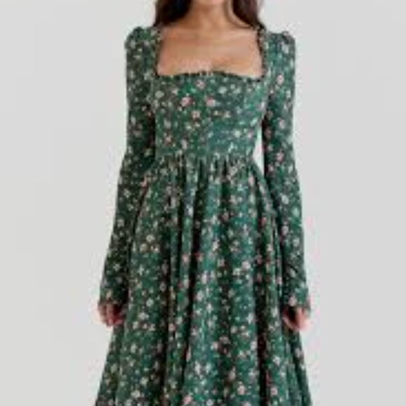 House of CB Green Midi Dress - Picture 3 of 10